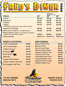 Fred’s Diner at Raptor Ranch – Raptor Ranch