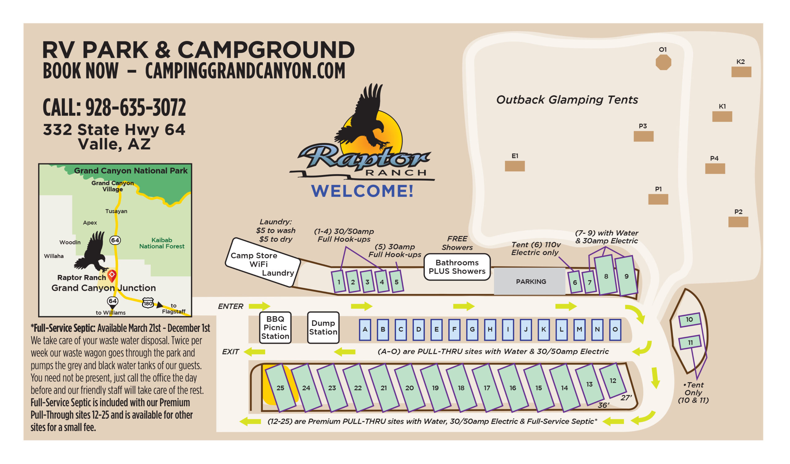 Camping Grand Canyon, Grand Canyon RV Camping, Glamping, Tent Lodges